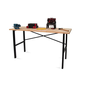 Werkbank mit 30 mm Fichtenholztischplatte –...