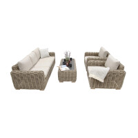 Bellavista »Havana« Gartenlounge Set, beige, Polyrattan, für 5 Personen