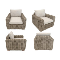 Bellavista »Havana« Gartenlounge Set, beige, Polyrattan, für 5 Personen