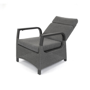 Bellavista »Orlando« Gartenmöbel Set, grau, Aluminium, für 4 Personen