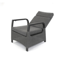 Bellavista »Orlando« Gartenmöbel Set, grau, Aluminium, für 4 Personen