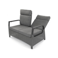 Bellavista »Orlando« Gartenmöbel Set, grau, Aluminium, für 4 Personen