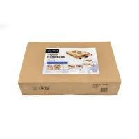 rikta Tragbare Hobelbank mit Schraubstock – Buchenholz, 47 × 29 × 7 cm, ca. 5 kg