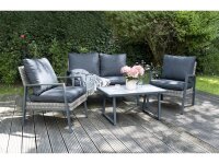 Aluminium Balkonlounge Set Nizza von bellavista - Home&Garden