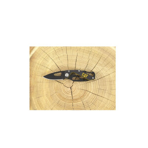 Klappmesser mit 5,4 cm Drop-Point-Klinge, Einhandöffnung und Gürtelclip – 45 g
