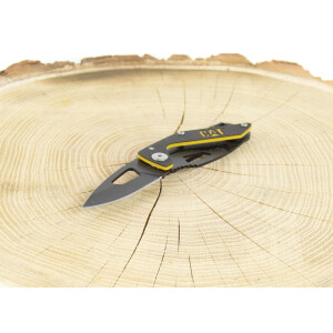 Klappmesser mit 5,4 cm Drop-Point-Klinge, Einhandöffnung und Gürtelclip – 45 g