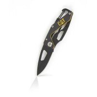 Klappmesser mit 5,4 cm Drop-Point-Klinge, Einhandöffnung und Gürtelclip – 45 g