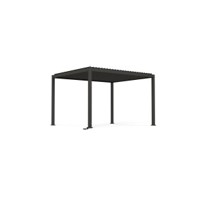 Pergola Mirador Deluxe e-Motion+ 3,6 x 4 m – Elektrisches Lamellendach, RGB-LED, App-Steuerung, anthrazit