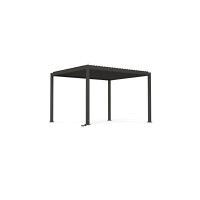 Pergola Mirador Deluxe e-Motion+ 3,6 x 4 m – Elektrisches Lamellendach, RGB-LED, App-Steuerung, anthrazit