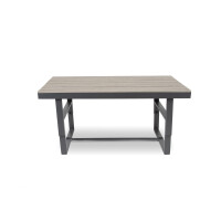 Bellavista »Largo« Gartenlounge Set, grau, Aluminium, für 6 Personen