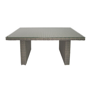 Bellavista »Asti« Dininglounge Set, braun, Polyrattan, für 7 Personen