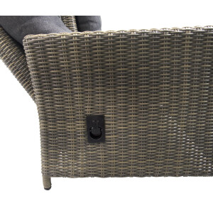 Bellavista »Asti« Dininglounge Set, braun, Polyrattan, für 7 Personen