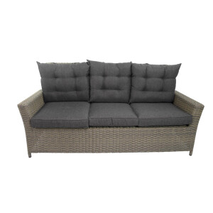 Bellavista »Asti« Dininglounge Set, braun, Polyrattan, für 7 Personen