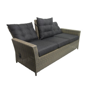 Bellavista »Asti« Dininglounge Set, braun, Polyrattan, für 7 Personen