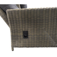 Bellavista »Asti« Dininglounge Set, braun, Polyrattan, für 7 Personen