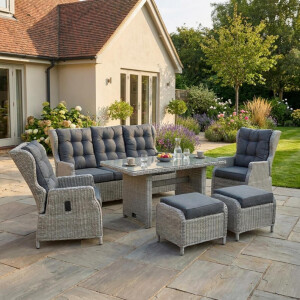 Bellavista »Canelli« Dininglounge Set, grau,...