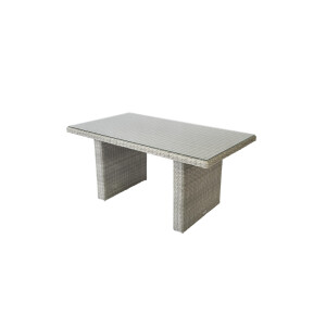 Bellavista »Canelli« Dininglounge Set, grau, Polyrattan, für 7 Personen