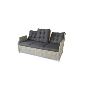 Bellavista »Canelli« Dininglounge Set, grau, Polyrattan, für 7 Personen