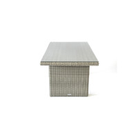 Bellavista »Canelli« Dininglounge Set, grau, Polyrattan, für 7 Personen