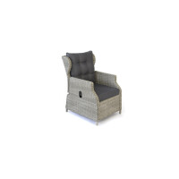Bellavista »Canelli« Dininglounge Set, grau, Polyrattan, für 7 Personen