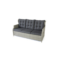 Bellavista »Canelli« Dininglounge Set, grau, Polyrattan, für 7 Personen
