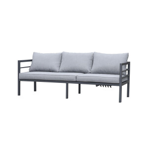 Bellavista »San Menaio« Gartenlounge Set, grau, Aluminium, für 8 Personen