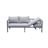Bellavista »San Menaio« Gartenlounge Set, grau, Aluminium, für 8 Personen