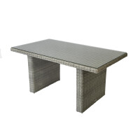 Bellavista »Canelli« Dininglounge Set, braun, Polyrattan, für 7 Personen