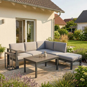 Bellavista »Braga« Gartenlounge Set, grau,...