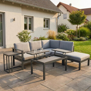 Bellavista »Braga« Gartenlounge Set, grau,...