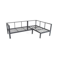 Bellavista »Braga« Gartenlounge Set, grau, Aluminium, für 5 Personen