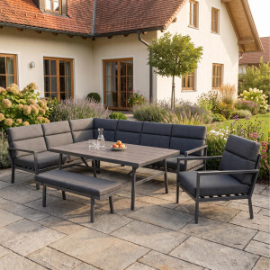 Bellavista »Sorrent« Ecklounge, grau,...