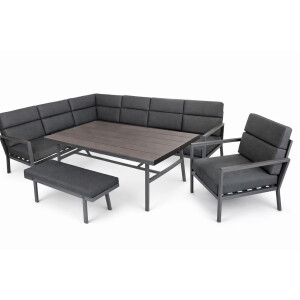 Bellavista »Sorrent« Ecklounge, grau,...