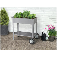 Bellavista Hochbeet mit Rollen, 85x50x80cm,