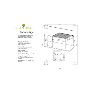 »Mirador 3 x 4 m Classic« Wandmontage Lamellendach Pergola, anthrazit, Aluminium
