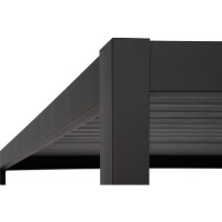 »Mirador 3 x 3 m Deluxe« Lamellendach Pergola Pavillon, anthrazit, Aluminium