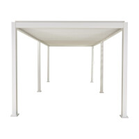 »Mirador 3x6 Deluxe« Lamellendach Pergola Pavillon, weiß, Aluminium