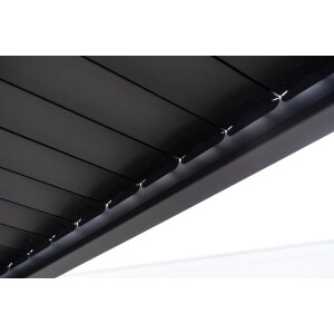 »Mirador 3 x 3 m Basic« Lamellendach Pergola Pavillon, anthrazit, Aluminium