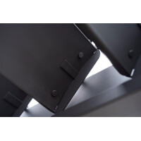 »Mirador 3 x 3 m Basic« Lamellendach Pergola Pavillon, anthrazit, Aluminium