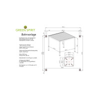 »Mirador 3 x 3 m Basic« Lamellendach Pergola Pavillon, anthrazit, Aluminium