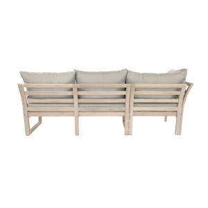 Bellavista »Jersey« Gartenlounge, braun, Eukalyptus Holz FSC 100, für 5 Personen