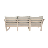 Bellavista »Jersey« Gartenlounge, braun, Eukalyptus Holz FSC 100, für 5 Personen