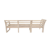 Bellavista »Jersey« Gartenlounge, braun, Eukalyptus Holz FSC 100, für 5 Personen