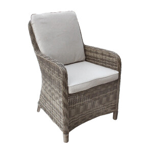 Bellavista »Ria« Dininglounge Set, grau, Polyrattan, für 4 Personen