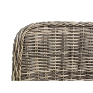 Bellavista »Ria« Dininglounge Set, grau, Polyrattan, für 4 Personen