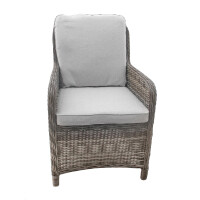 Bellavista »Ria« Dininglounge Set, grau, Polyrattan, für 4 Personen