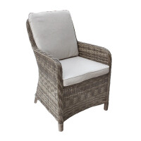 Bellavista »Ria« Dininglounge Set, grau, Polyrattan, für 4 Personen