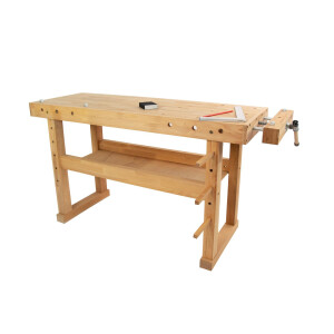 ikta Hobelbank aus Buchenholz 140 × 50 cm –...