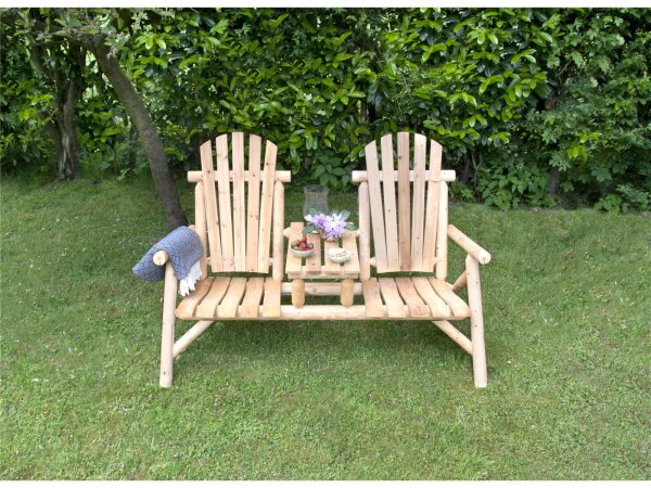 Stilvolle Entspannung mit der "Timber" Gartenbank von bellavista - Home&Garden®